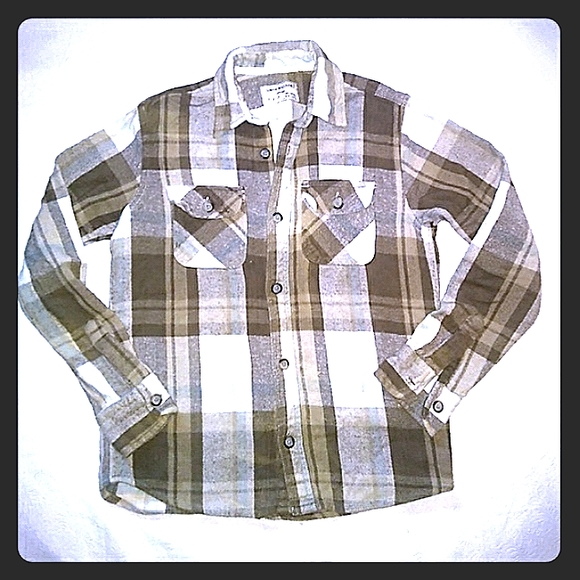 Counter Intelligence Thick Plaid Flannel Top - Picture 1 of 8